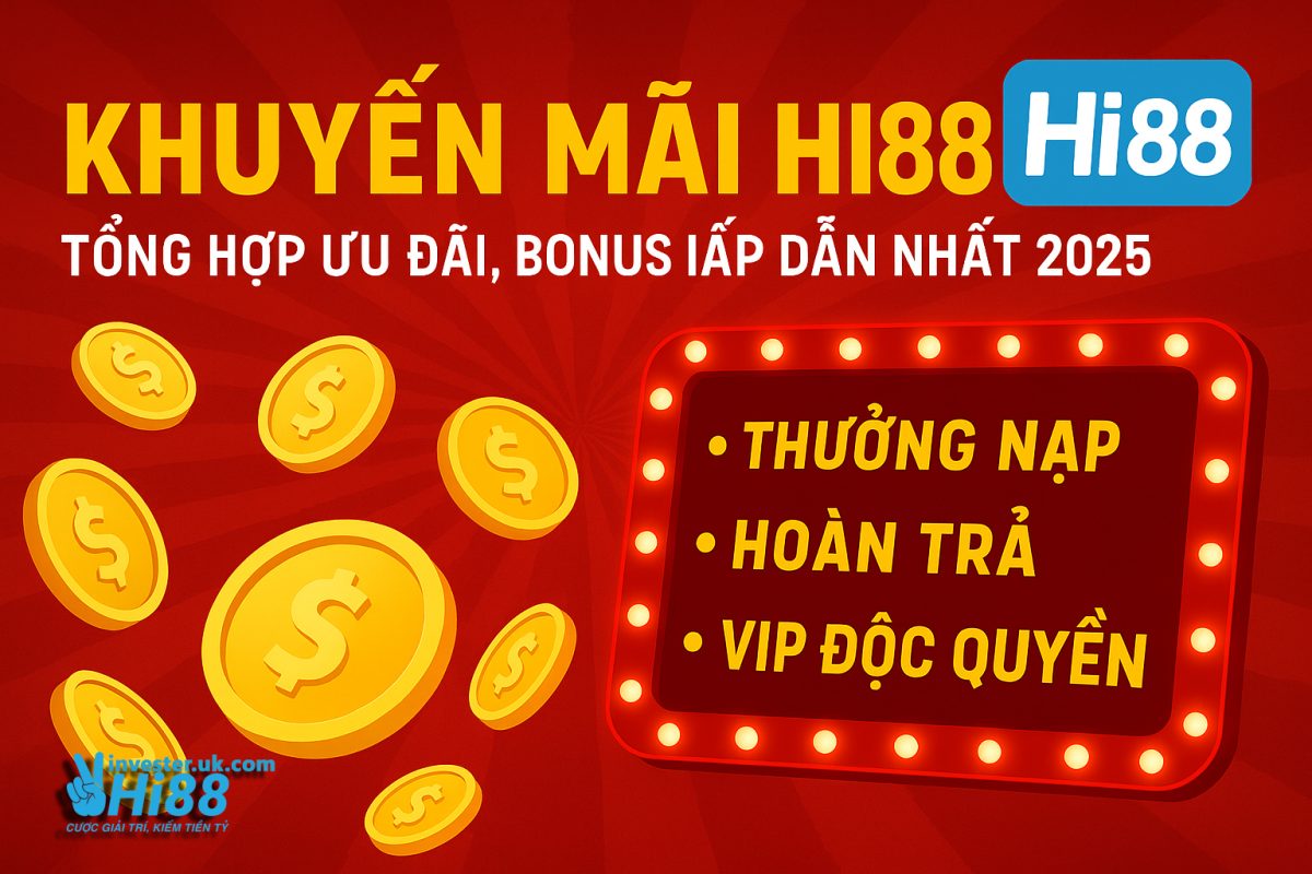Khuyến Mãi Hi88 – Tổng Hợp Ưu Đãi, Bonus Hấp Dẫn Nhất 2025