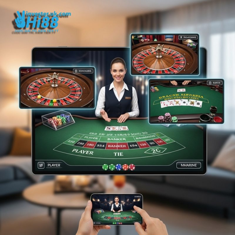 Live Casino Hi88: Trải Nghiệm Sòng Bạc Trực Tuyến Chân Thực Nhất