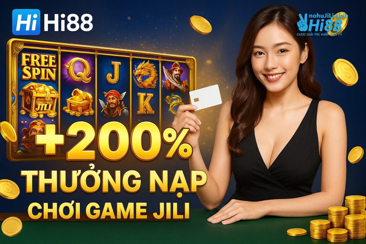 Hi88 Thưởng Nạp Chơi Game Jili: Cẩm Nang Tối Ưu Hóa Vốn Cược 2025 1 Hi88 Thưởng Nạp Chơi Game Jili: Cẩm Nang Tối Ưu Hóa Vốn Cược 2025
