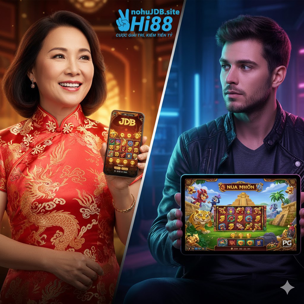 So Sánh Nổ Hũ JDB và PG tại Hi88 – Sảnh Game Nào Đáng Chơi Hơn Cho Cao Thủ Slot? 7 1 11