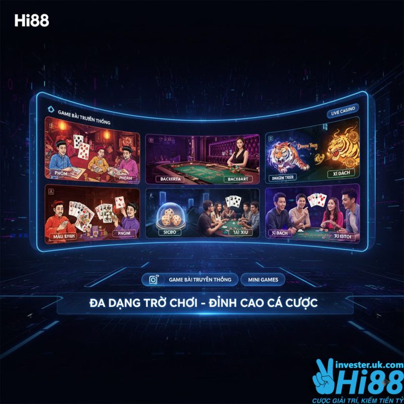 Sảnh Game Bài Hi88 – Khám Phá Thiên Đường Đổi Thưởng Đỉnh Cao 2025 2 Sảnh Game Bài Hi88 – Khám Phá Thiên Đường Đổi Thưởng Đỉnh Cao 2025