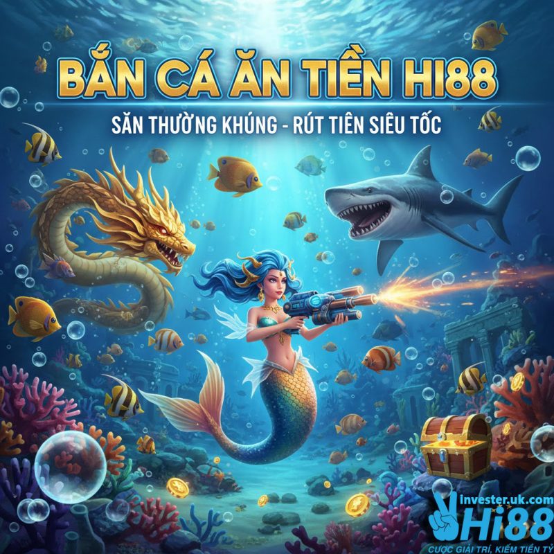 Bắn Cá Ăn Tiền Hi88: Thiên Đường Giải Trí Đỉnh Cao – Săn Thưởng Khủng Mỗi Ngày